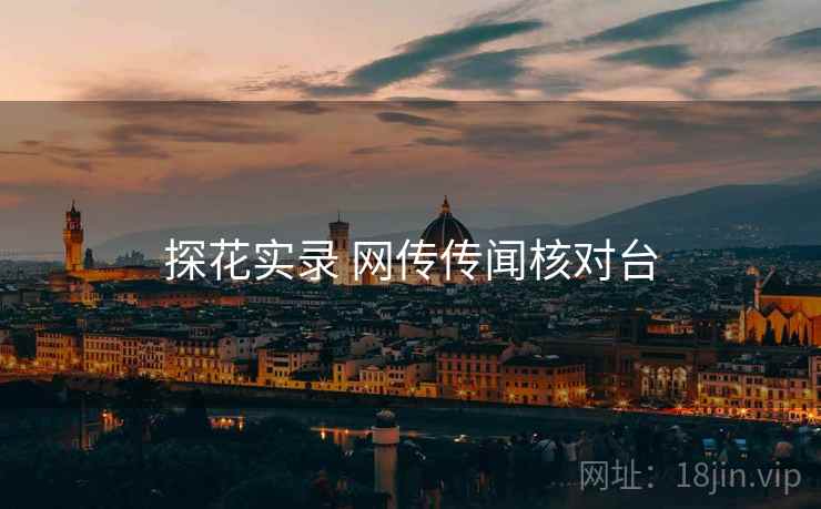 探花实录 网传传闻核对台